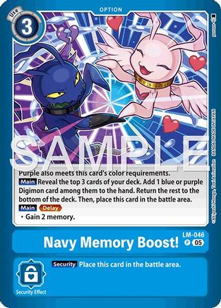 Navy Memory Boost! (LM-046) - Limited Card Pack -Billion Bullet- Foil