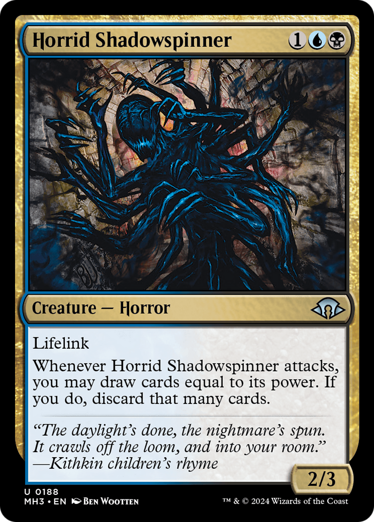 Horrid Shadowspinner (MH3-188) - Modern Horizons 3 Foil