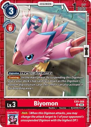 Biyomon (EX9-008) - Versus Monsters