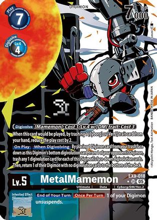 MetalMamemon (Alternate Art) (EX9-018) - Versus Monsters Foil