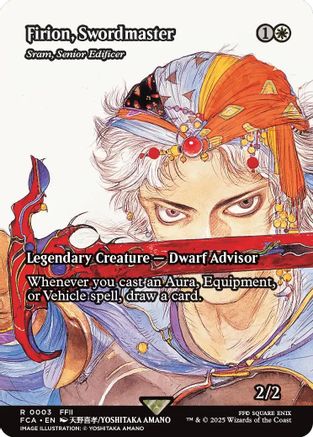 Firion, Swordmaster - Sram, Senior Edificer (Showcase) (FCA-003) - FINAL FANTASY: Through the Ages Foil