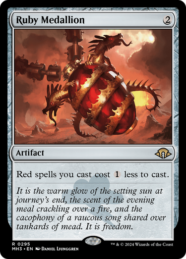 Ruby Medallion (MH3-295) - Modern Horizons 3 Foil