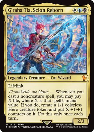 G'raha Tia, Scion Reborn (Surge Foil) (FIC-222) - Commander: FINAL FANTASY Foil