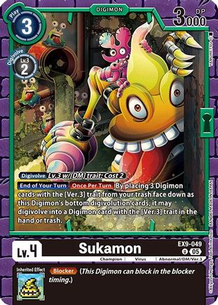 Sukamon (EX9-049) - Versus Monsters