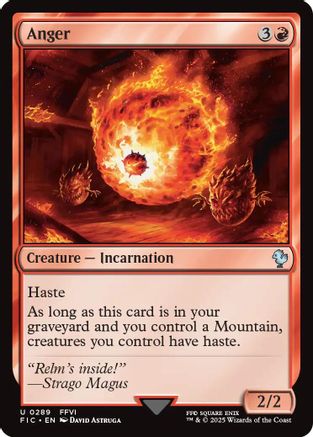 Anger (FIC-289) - Commander: FINAL FANTASY