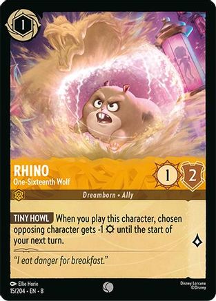 Rhino - One-Sixteenth Wolf (15/204) - Reign of Jafar