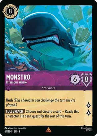 Monstro - Infamous Whale (64/204) - Reign of Jafar