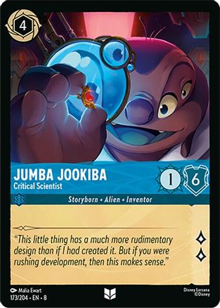 Jumba Jookiba - Critical Scientist (173/204) - Reign of Jafar Cold Foil
