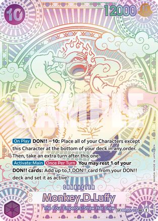 Monkey.D.Luffy (119) (SP) (OP05-119) - A Fist of Divine Speed Foil