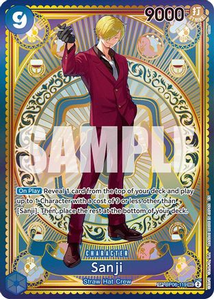 Sanji (SP) (OP06-119) - A Fist of Divine Speed Foil