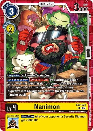 Nanimon (EX9-028) - Versus Monsters