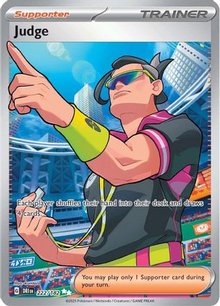 Judge - 222/182 222 - SV10 Destined Rivals Holofoil