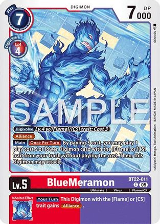 BlueMeramon (BT22-011) - Cyber Eden