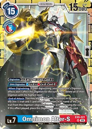 Omnimon Alter-S (EX9-021) - Versus Monsters Foil