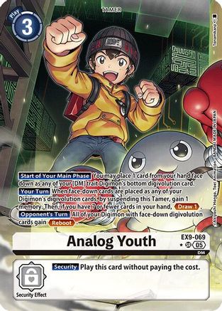 Analog Youth (Alternate Art) (EX9-069) - Versus Monsters Foil