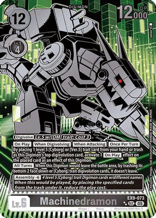 Machinedramon (Rare Pull) (EX9-073) - Versus Monsters Foil