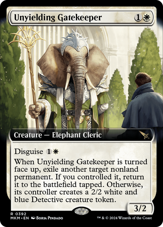 Unyielding Gatekeeper (MKM-392) - Murders at Karlov Manor: (Extended Art) Foil