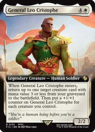 General Leo Cristophe (Extended Art) (FIC-135) - Commander: FINAL FANTASY Foil