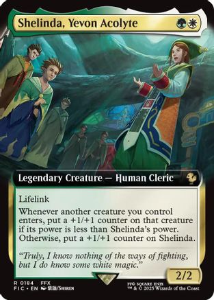 Shelinda, Yevon Acolyte (Extended Art) (FIC-184) - Commander: FINAL FANTASY Foil