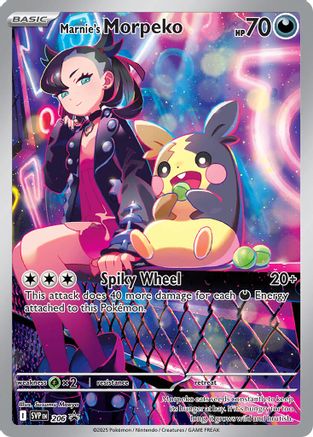 Marnie’s Morpeko 206 - SV Scarlet & Violet Promo Cards Holofoil