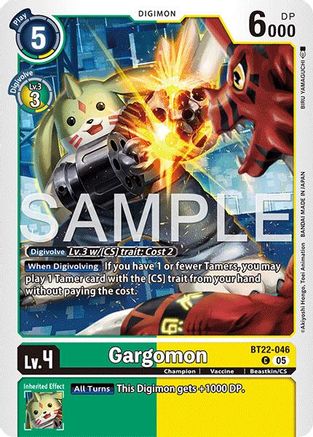 Gargomon (BT22-046) - Cyber Eden