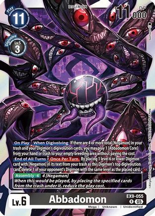 Abbadomon (EX9-055) - Versus Monsters Foil