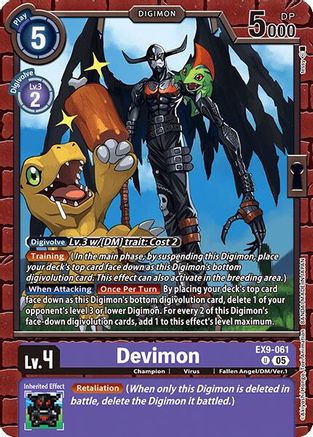 Devimon (EX9-061) - Versus Monsters