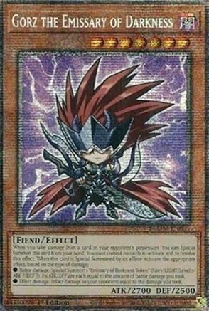 Gorz the Emissary of Darkness (Starlight Rare) (BLMM-EN005) - Battles of Legend: Monster Mayhem 1st Edition