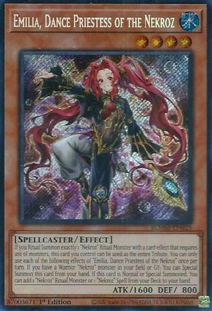 Emilia, Dance Priestess of the Nekroz (BLMM-EN025) - Battles of Legend: Monster Mayhem 1st Edition