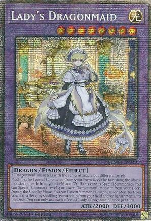 Lady's Dragonmaid (Starlight Rare) (BLMM-EN049) - Battles of Legend: Monster Mayhem 1st Edition