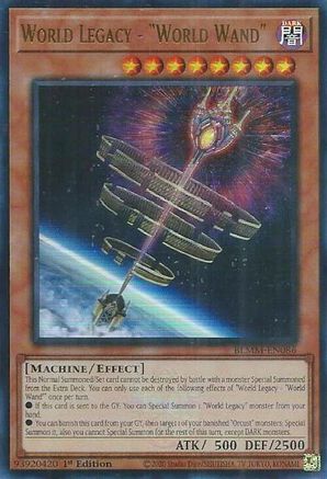World Legacy - "World Wand" (BLMM-EN086) - Battles of Legend: Monster Mayhem 1st Edition