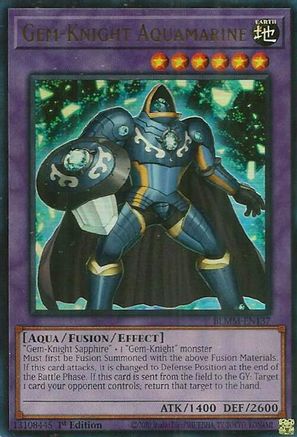 Gem-Knight Aquamarine (BLMM-EN137) - Battles of Legend: Monster Mayhem 1st Edition