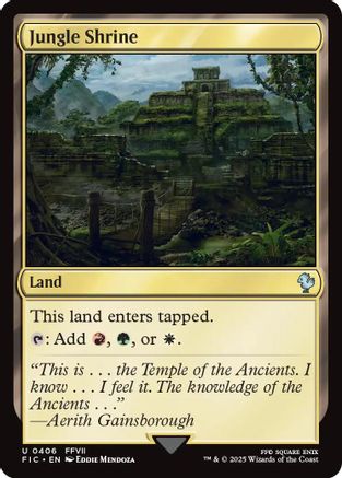 Jungle Shrine (Surge Foil) (FIC-406) - Commander: FINAL FANTASY Foil