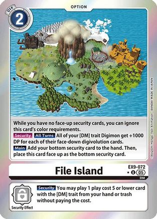 File Island (Limited Foil) (EX9-072) - Versus Monsters Foil