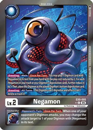 Negamon (Limited Foil) (EX9-005) - Versus Monsters Foil