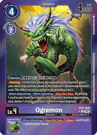 Ogremon (Limited Foil) (EX9-059) - Versus Monsters Foil