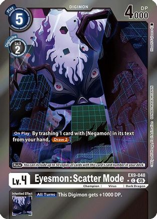 Eyesmon: Scatter Mode (Limited Foil) (EX9-048) - Versus Monsters Foil