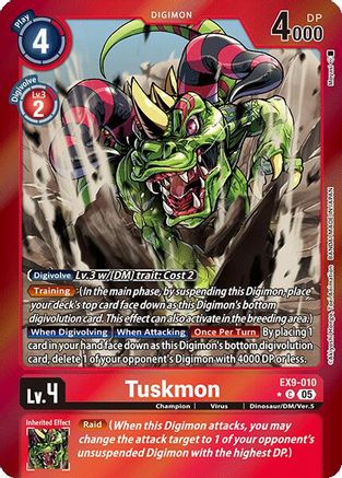 Tuskmon (Limited Foil) (EX9-010) - Versus Monsters Foil