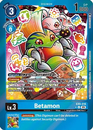 Betamon (Limited Foil) (EX9-016) - Versus Monsters Foil