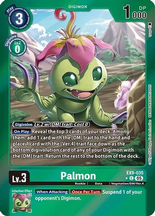 Palmon (Limited Foil) (EX9-035) - Versus Monsters Foil
