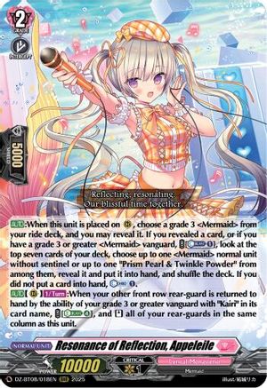 Resonance of Reflection, Appeleile (DZ-BT08: KNIGHTS 0F REBIRTH)