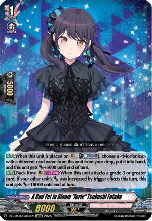 A Bud Yet to Bloom "forte" Tsukushi Futaba (EXRRR) (DZ-BT08: KNIGHTS 0F REBIRTH)