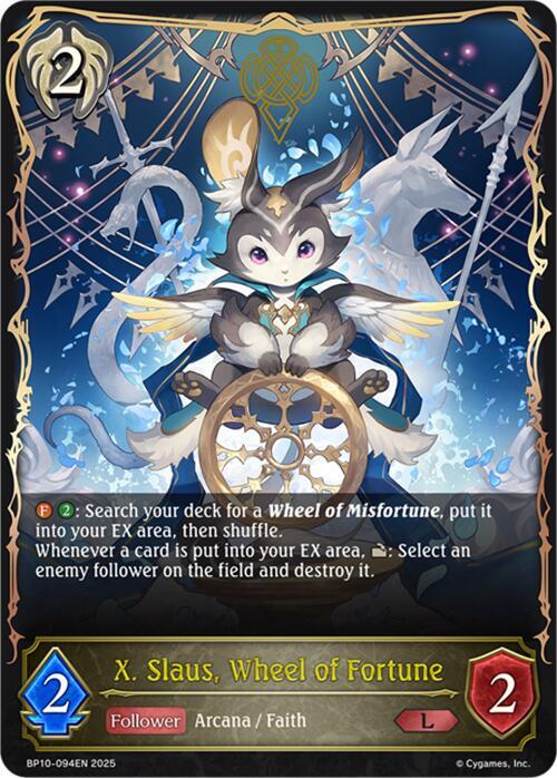 X, Slaus Wheel Of Fortune L