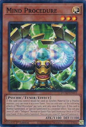 Mind Procedure (DUAD-EN015) - Duelist's Advance 1st Edition