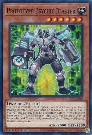 Prototype Psychic Blaster (DUAD-EN016) - Duelist's Advance 1st Edition