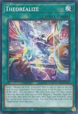Theorealize (DUAD-EN055) - Duelist's Advance 1st Edition