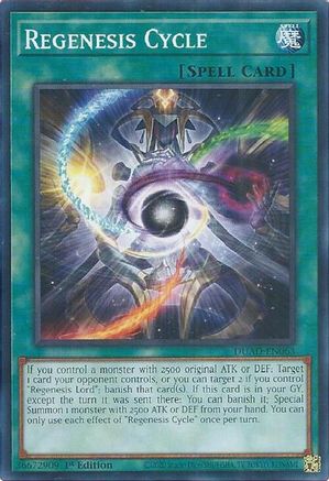 Regenesis Cycle (DUAD-EN063) - Duelist's Advance 1st Edition