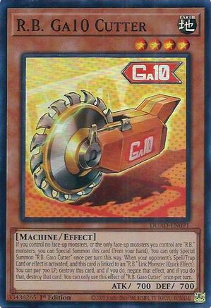 R.B. Ga10 Cutter (DUAD-EN091) - Duelist's Advance 1st Edition