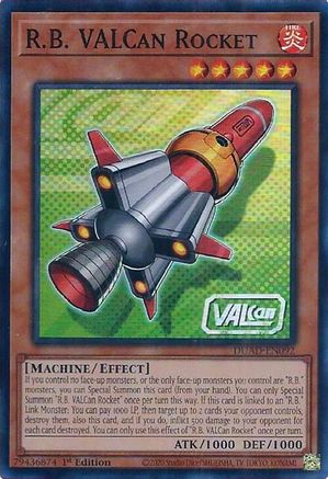 R.B. VALCan Rocket (DUAD-EN092) - Duelist's Advance 1st Edition