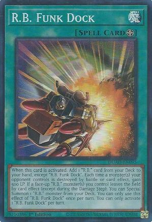 R.B. Funk Dock (DUAD-EN095) - Duelist's Advance 1st Edition